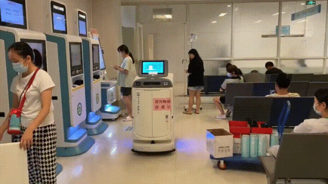 醫(yī)院物流機器人 醫(yī)院物流機器人